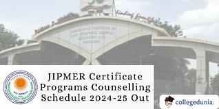 JIPMER Certificate Programs Counselling Schedule 2024-25 Out; Submit Applications by February 8